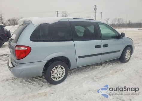 2005 Dodge Grand Caravan Se из США, поврежденный, VIN 1D4GP24RX5B213485